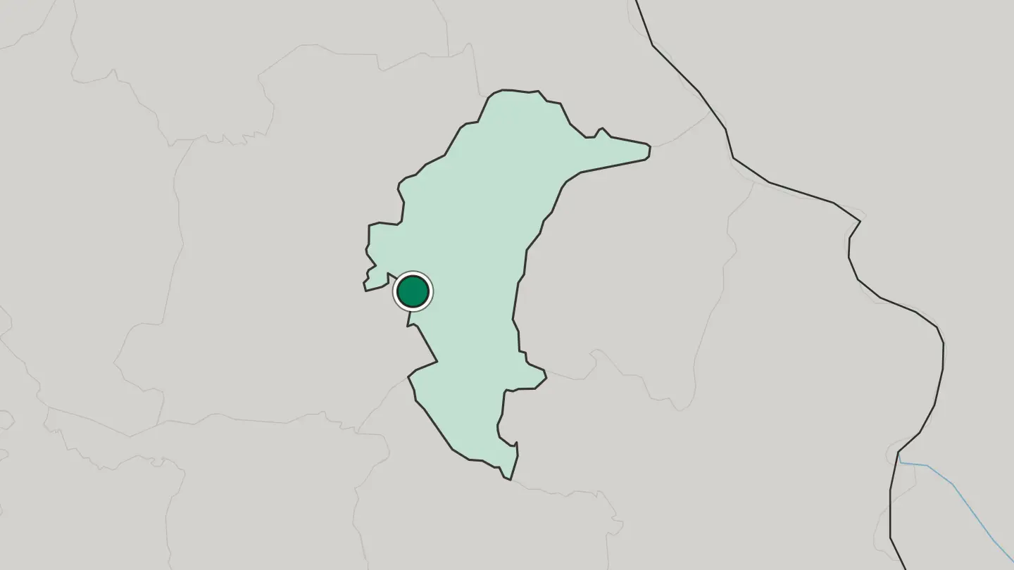 Map of Yasothon in Thailand