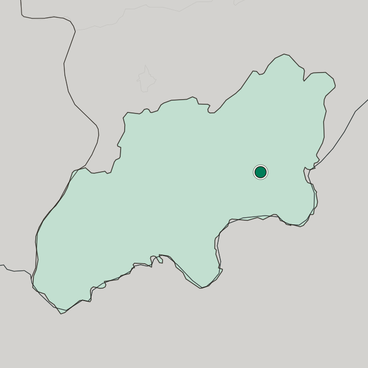 Map showing Kŭlob — In Viloyati Khatlon