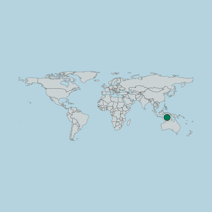 Map showing Timor-Leste — Worldwide