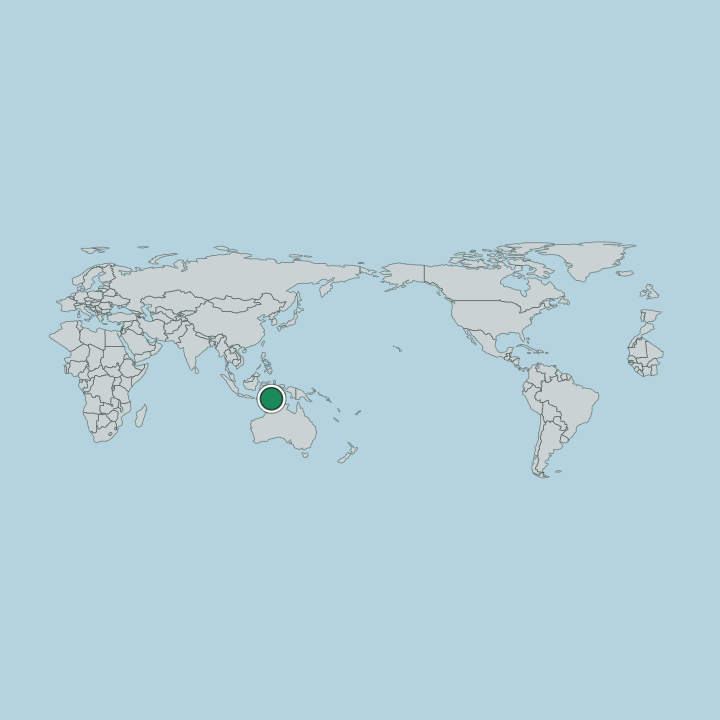 Map showing Timor-Leste — Worldwide