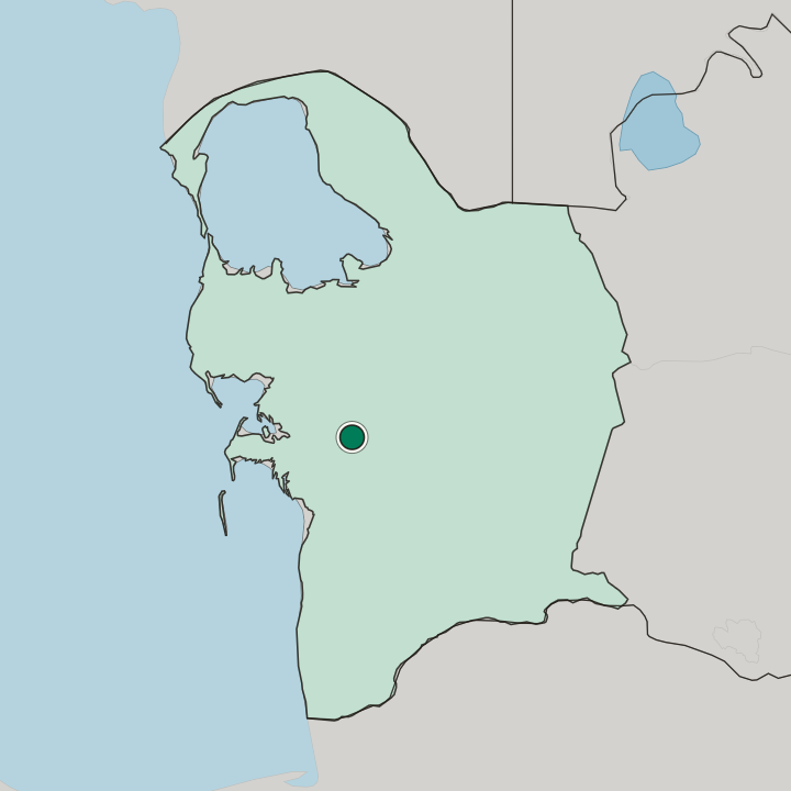 Map showing Balkanabat — In Balkan