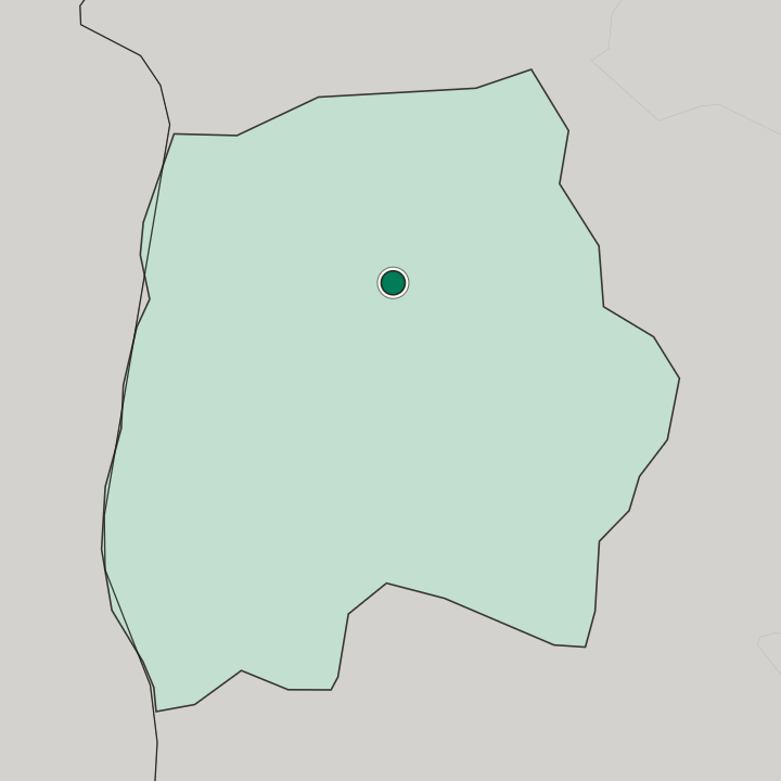 Map showing El Kef — In Gouvernorat de Kef