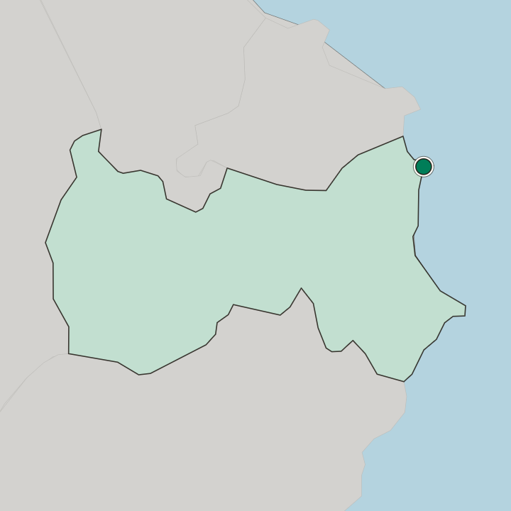 Map showing Mahdia — In Gouvernorat de Mahdia