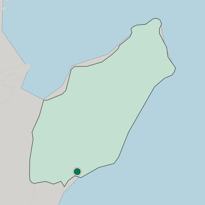 Map showing Hammamet — In Gouvernorat de Nabeul