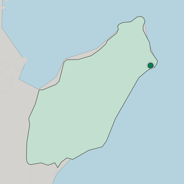 Map showing Kélibia — In Gouvernorat de Nabeul