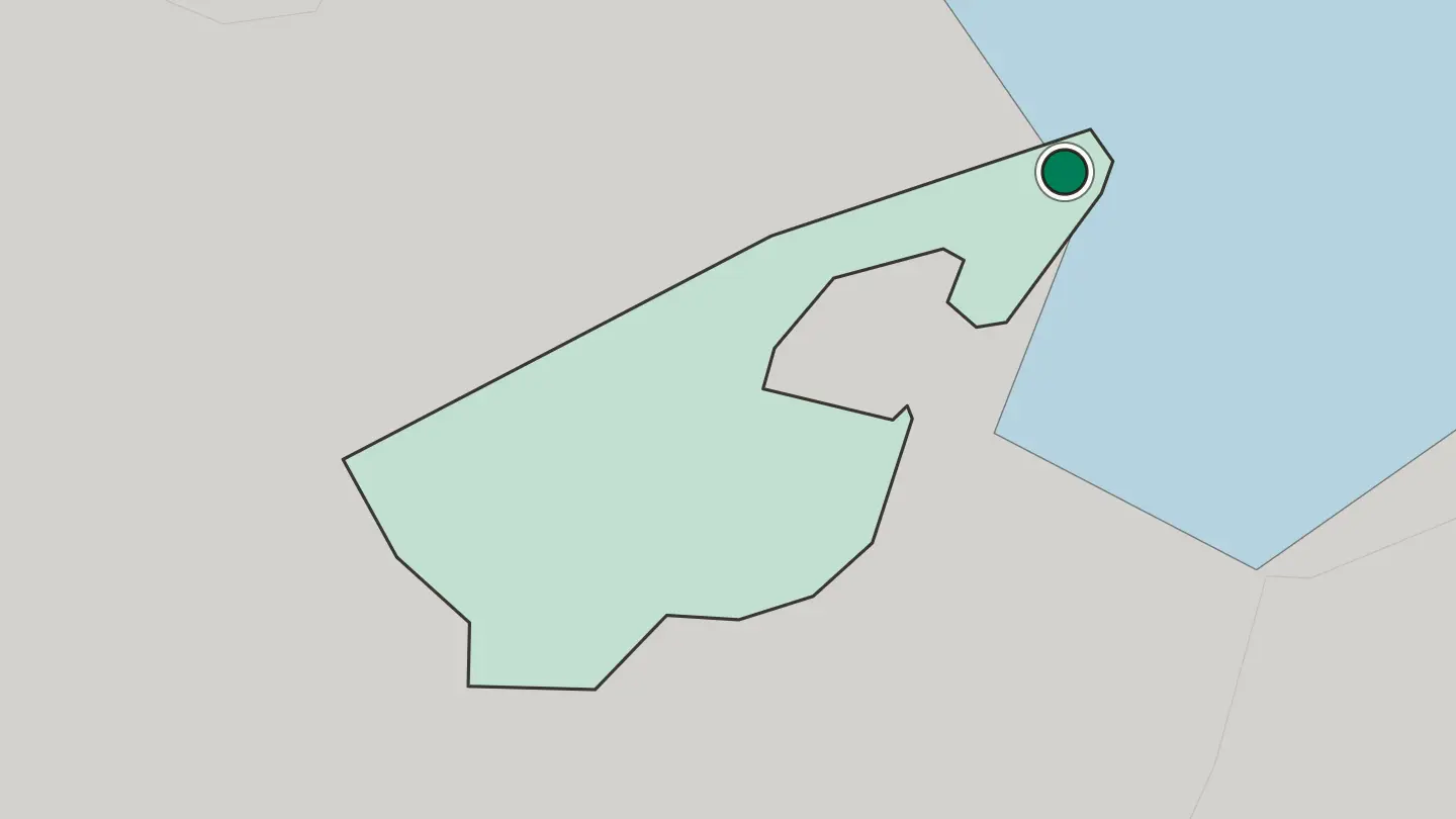 Map of La Marsa in Tunisia
