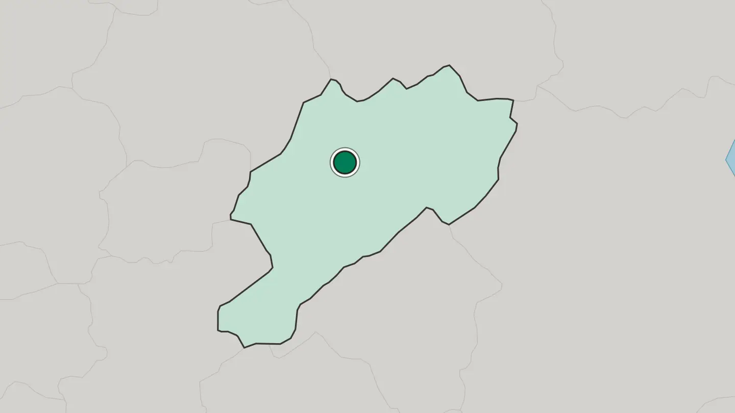 Map of Afyonkarahisar in Turkey