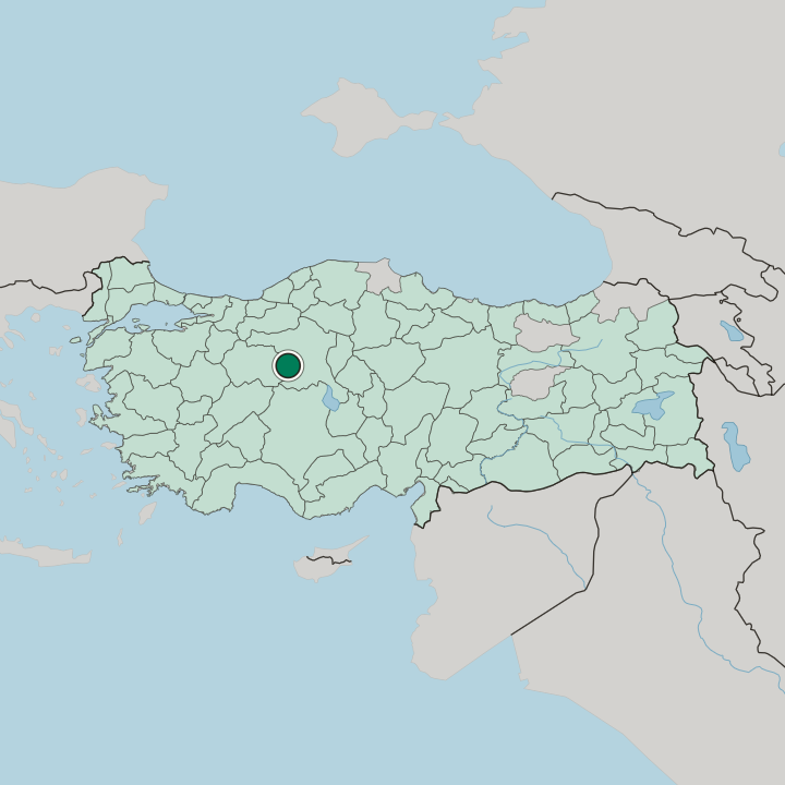 Map showing Polatlı — In Turkey