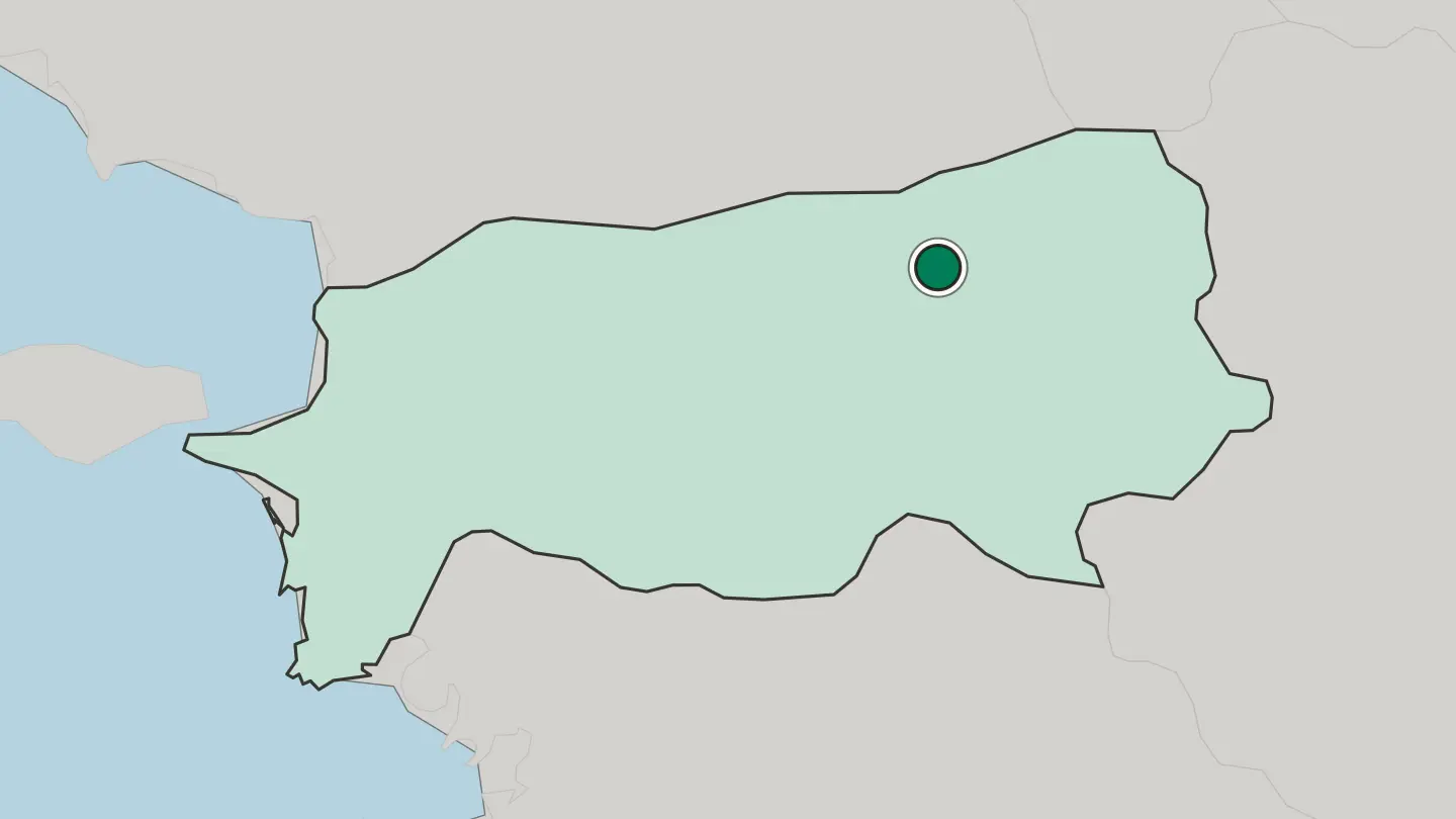 Map of Nazilli in Turkey