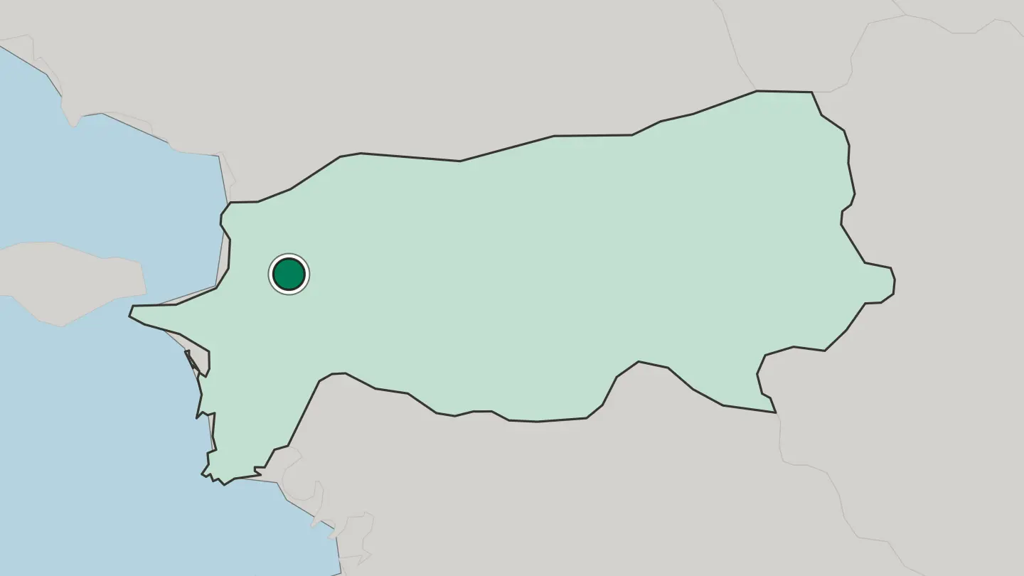 Map of Söke in Turkey