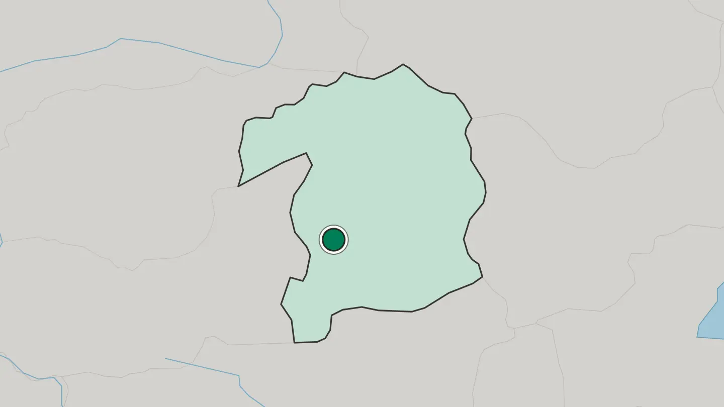 Map of Bingöl in Turkey