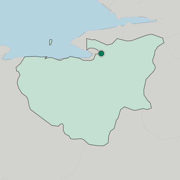 Map showing Gemlik — In Bursa