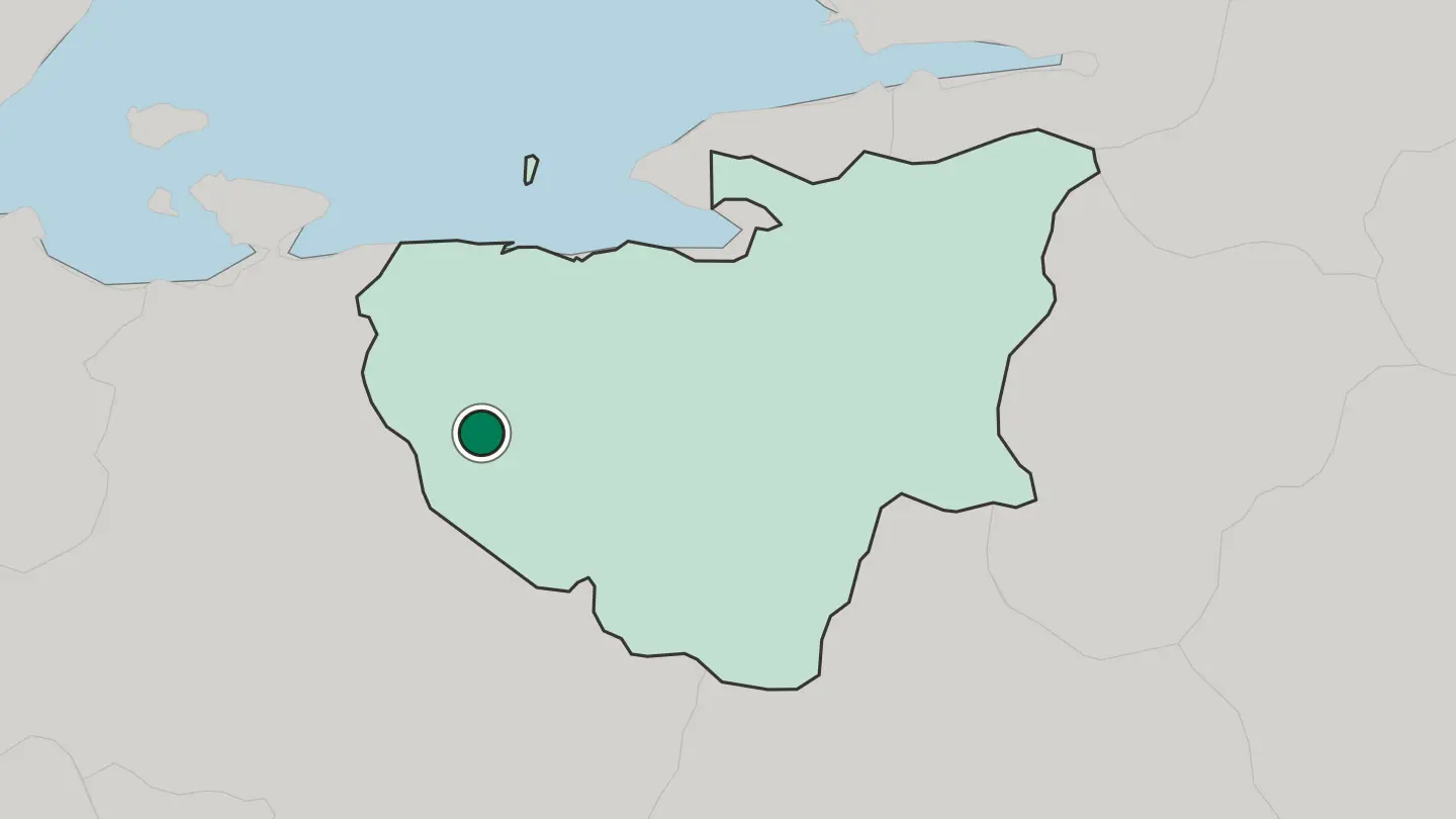 Map of Mustafakemalpaşa in Turkey