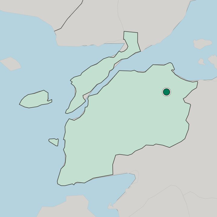 Map showing Biga — In Çanakkale