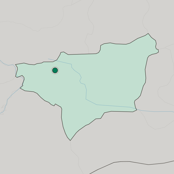 Map showing Ergani — In Diyarbakır