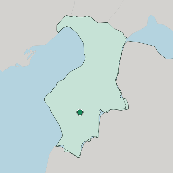 Map showing Antakya — In Hatay