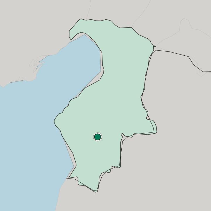 Map showing Antakya — In Hatay