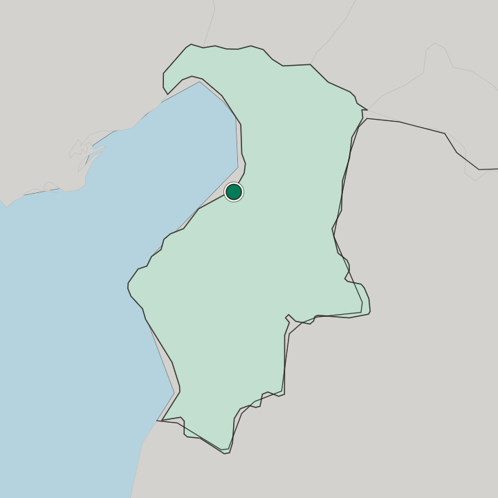 Map showing İskenderun — In Hatay