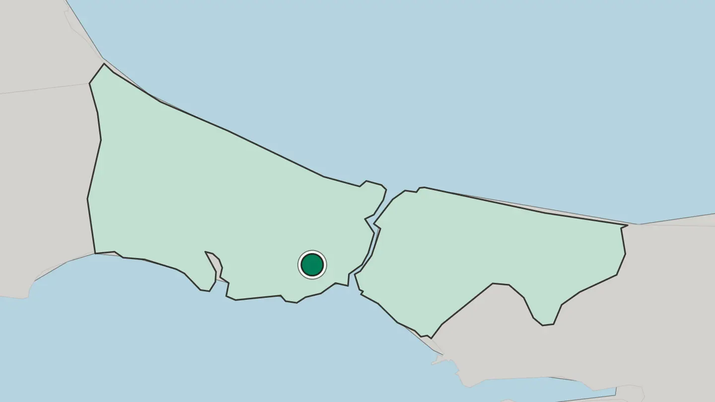 Map of Esenler in Turkey