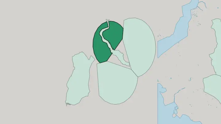Map of Hasköy in Istanbul