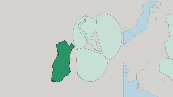 Map of Zeytinburnu in Istanbul