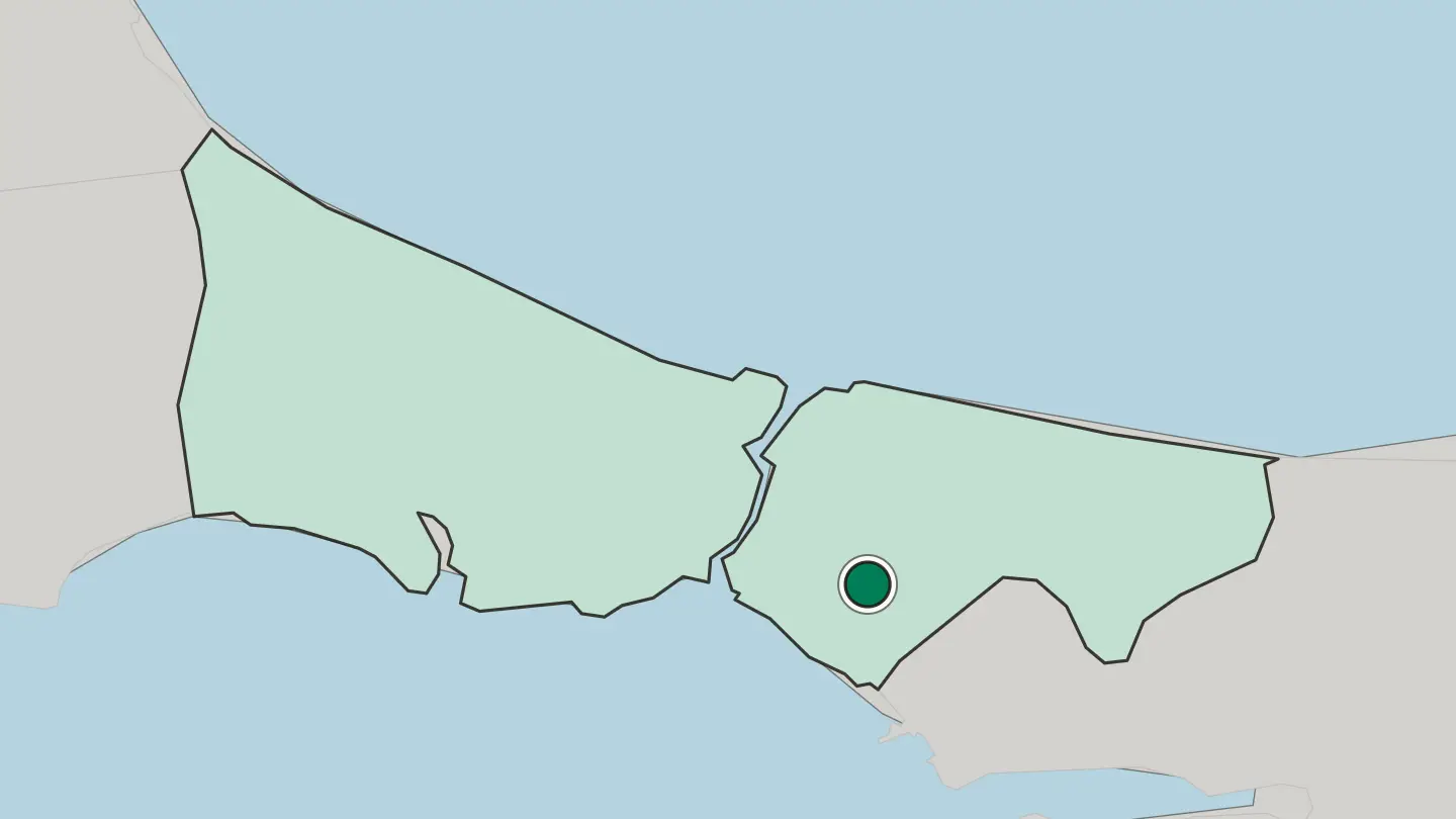 Map of Sancaktepe in Turkey