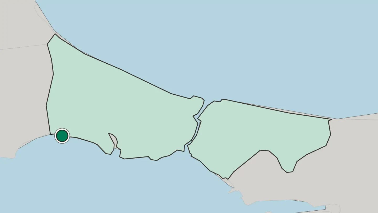 Map of Silivri in Turkey