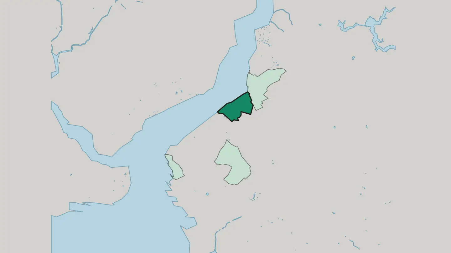 Map of Beylerbeyi in Üsküdar
