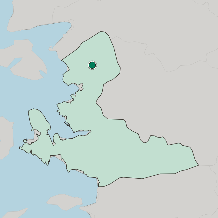 Map showing Bergama — In İzmir