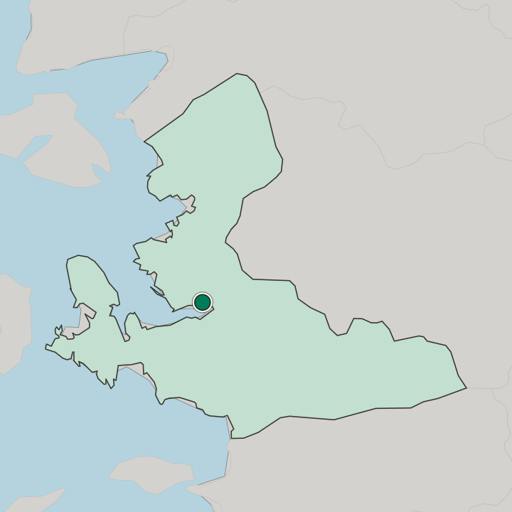Map showing Karşıyaka — In İzmir
