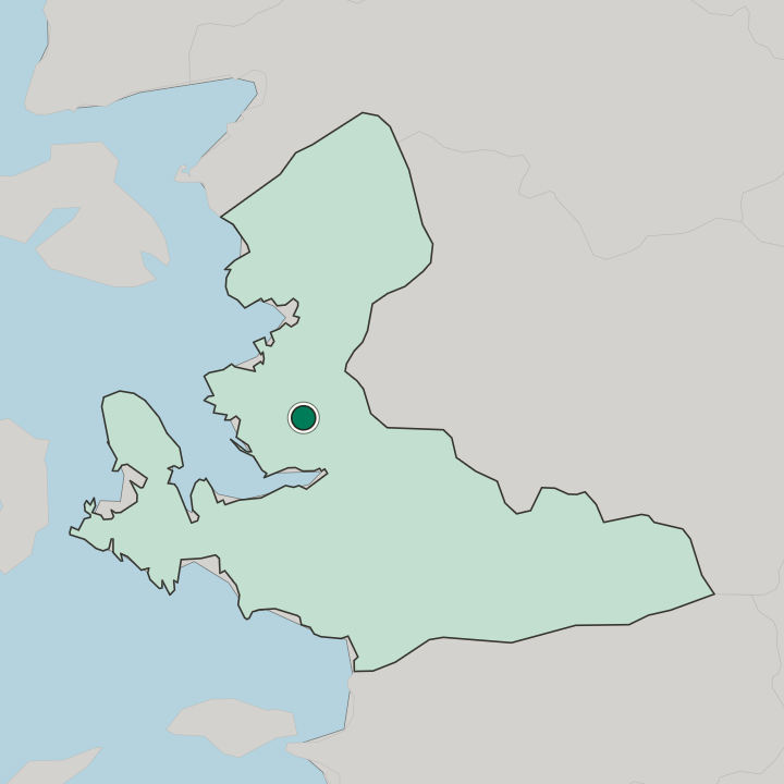 Map showing Menemen — In İzmir