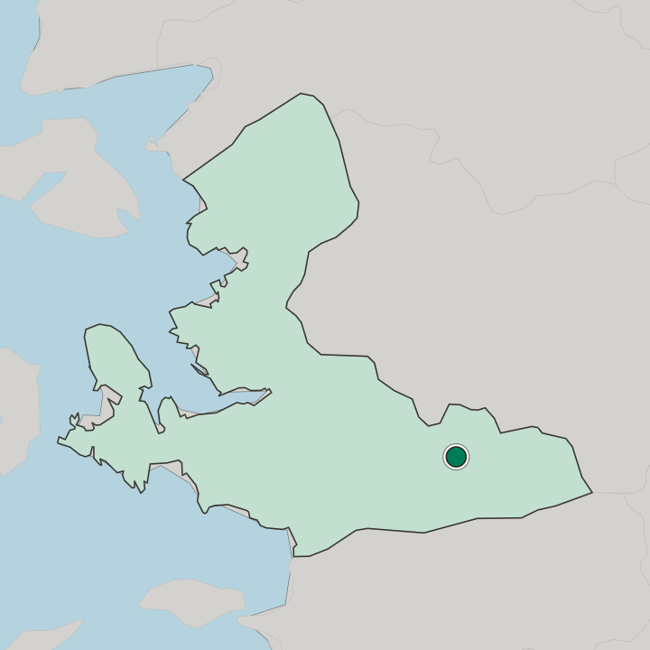 Map showing Ödemiş — In İzmir