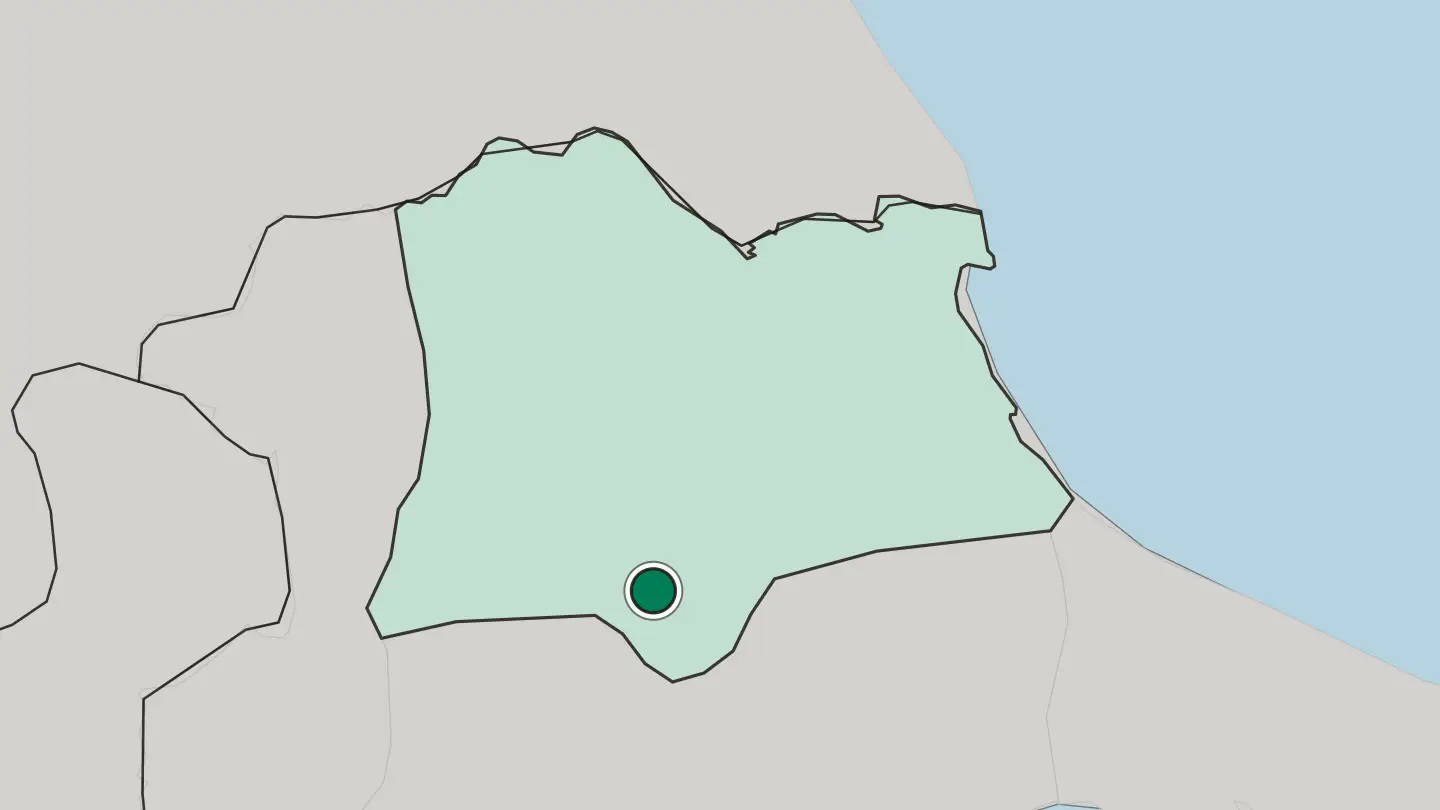 Map of Lüleburgaz in Turkey