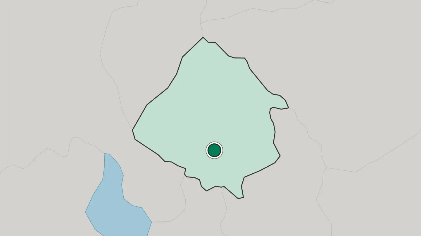 Map of Kırşehir in Turkey