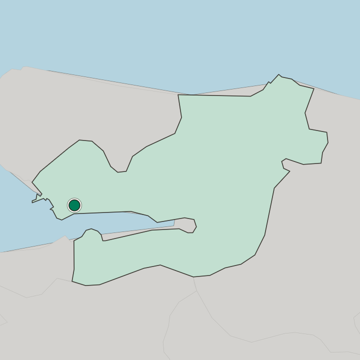 Map showing Gebze — In Kocaeli