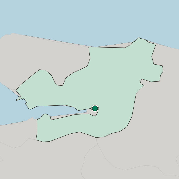 Map showing İzmit — In Kocaeli
