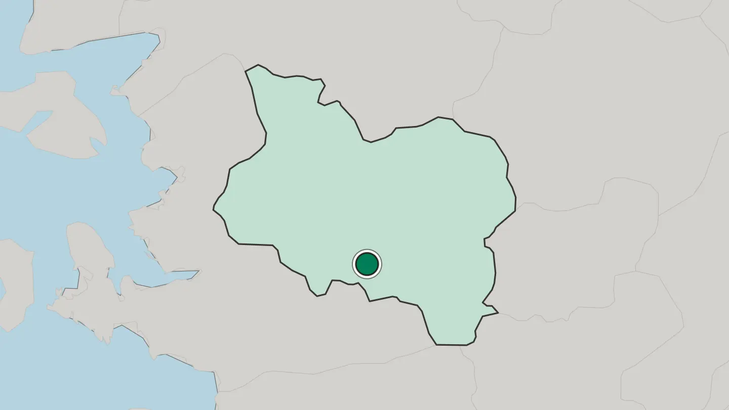 Map of Salihli in Turkey