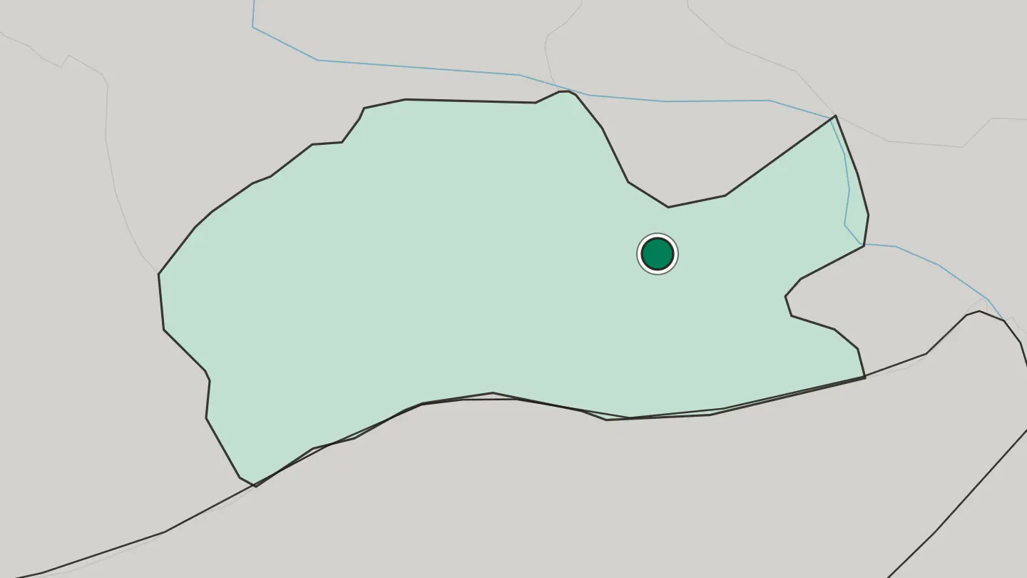 Map of Midyat in Turkey