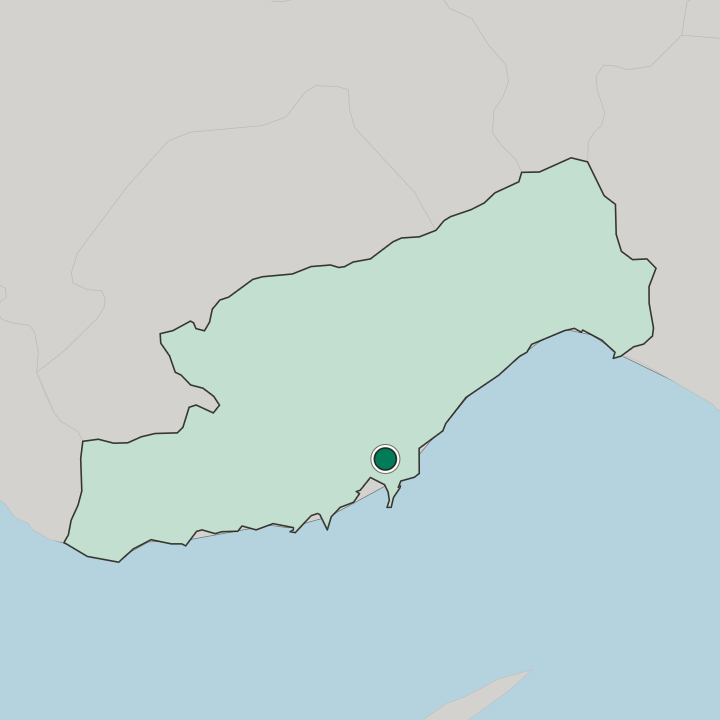 Map showing Silifke — In Mersin