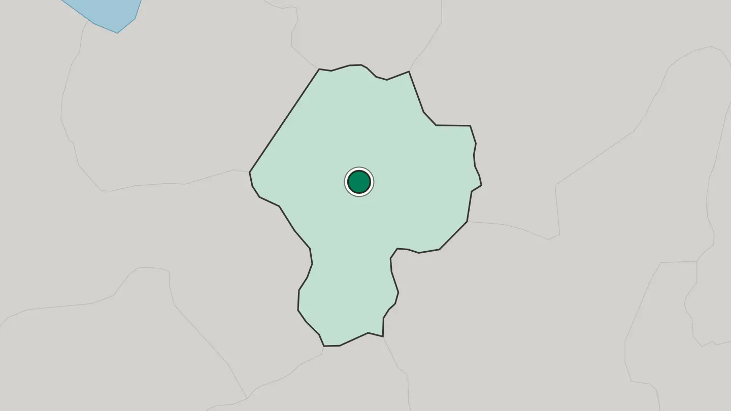 Map of Niğde in Turkey