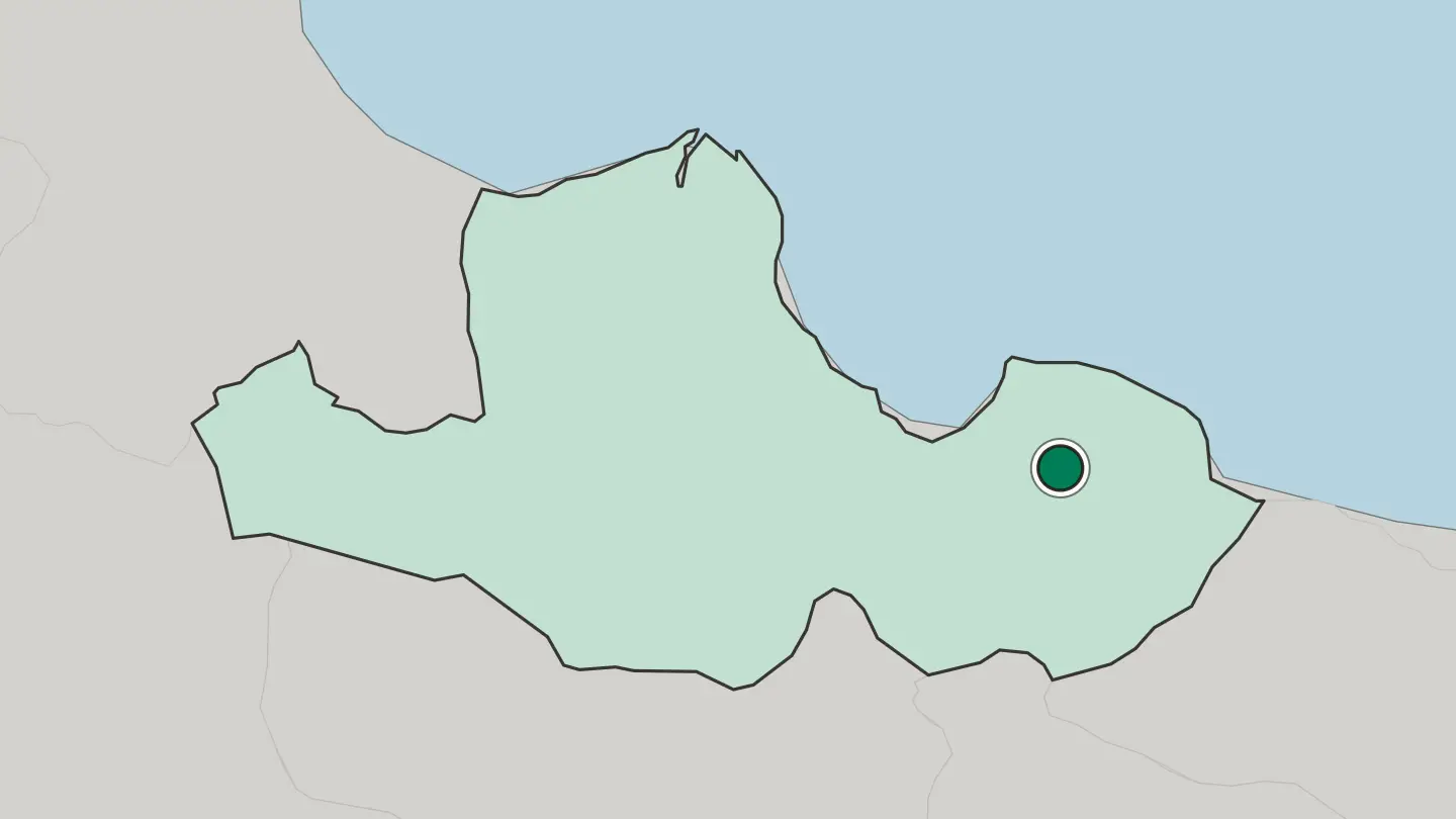 Map of Çarşamba in Turkey