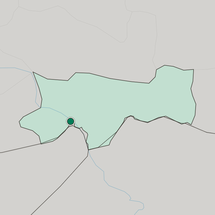 Map showing Cizre — In Şırnak
