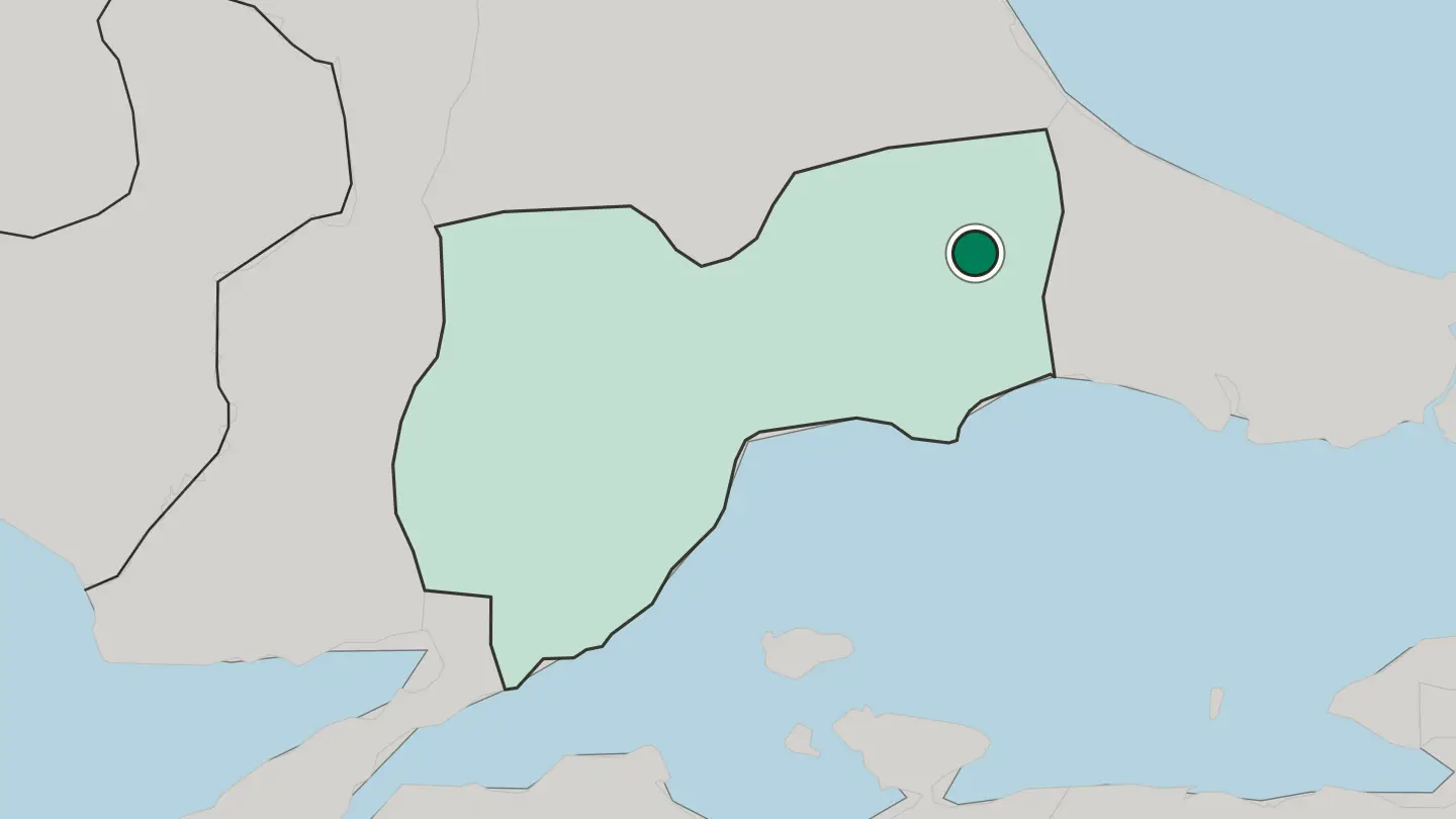 Map of Çerkezköy in Turkey