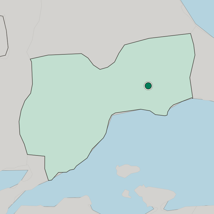 Map showing Çorlu — In Tekirdağ