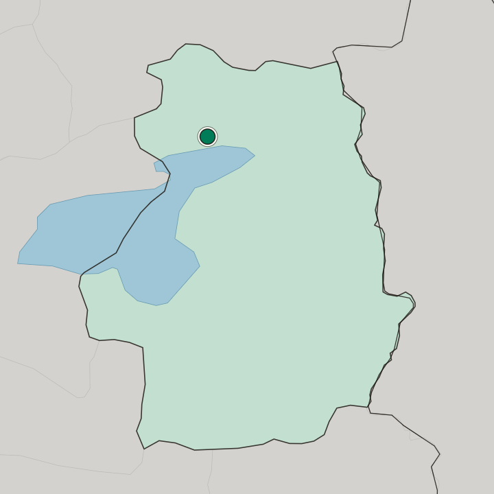 Map showing Erciş — In Van