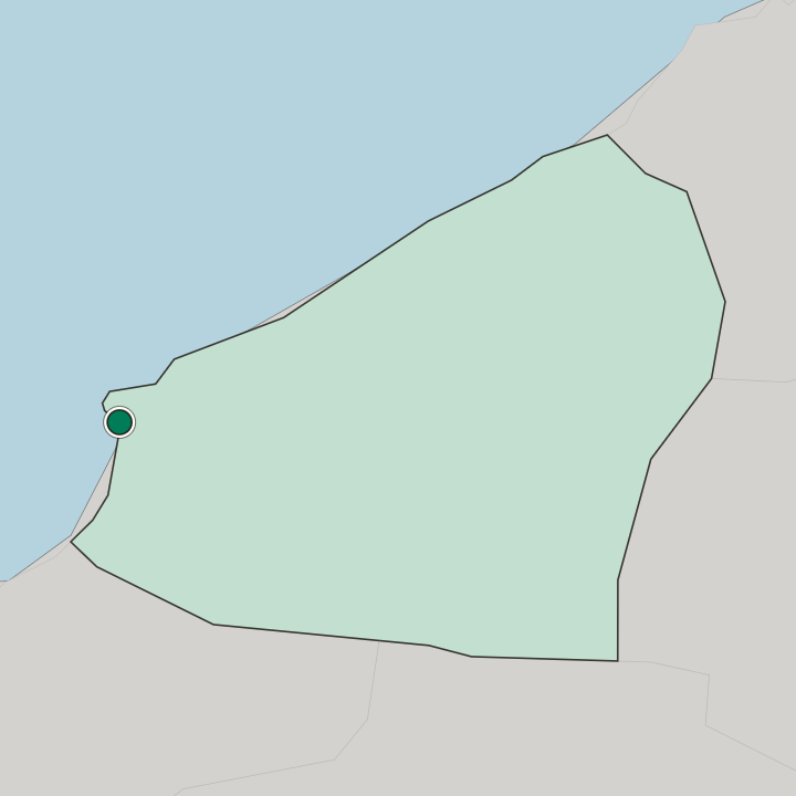 Map showing Ereğli — In Zonguldak