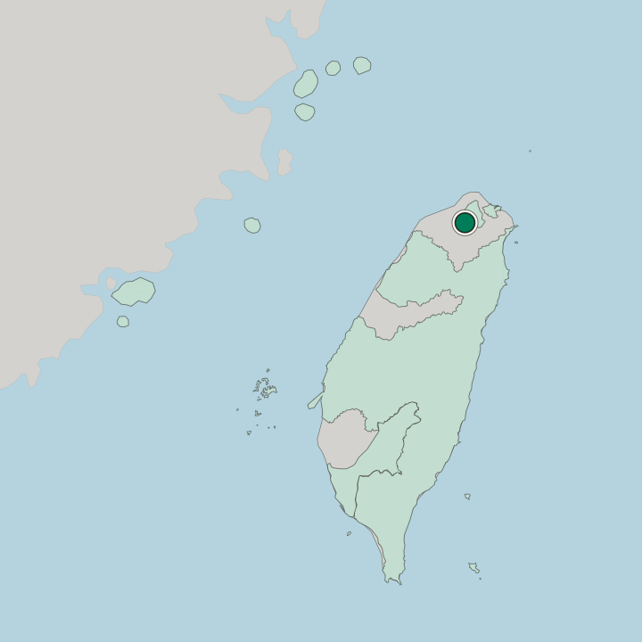 Map showing New Taipei City — In Taiwan