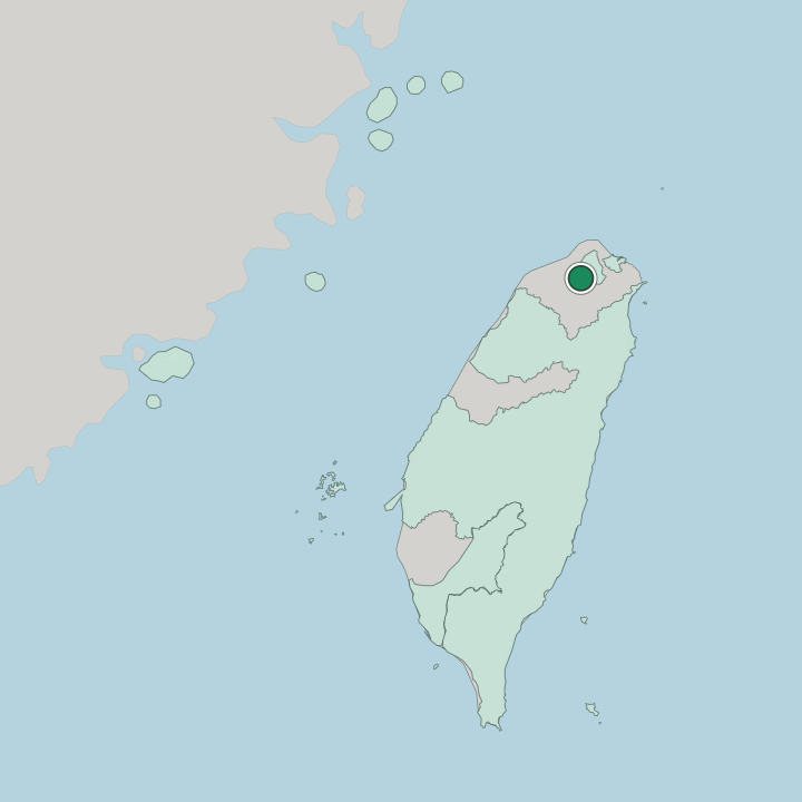 Map showing New Taipei City — In Taiwan