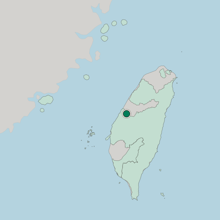 Map showing Chang-hua — In Taiwan