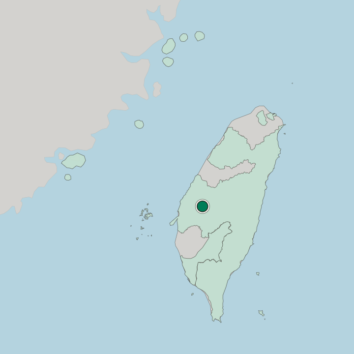 Map showing Douliu — In Taiwan